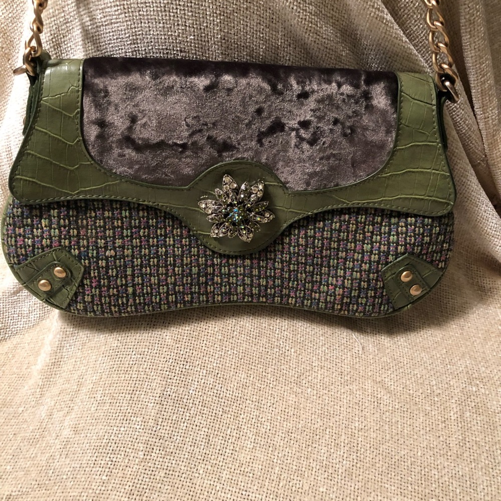 Small tweed handbag